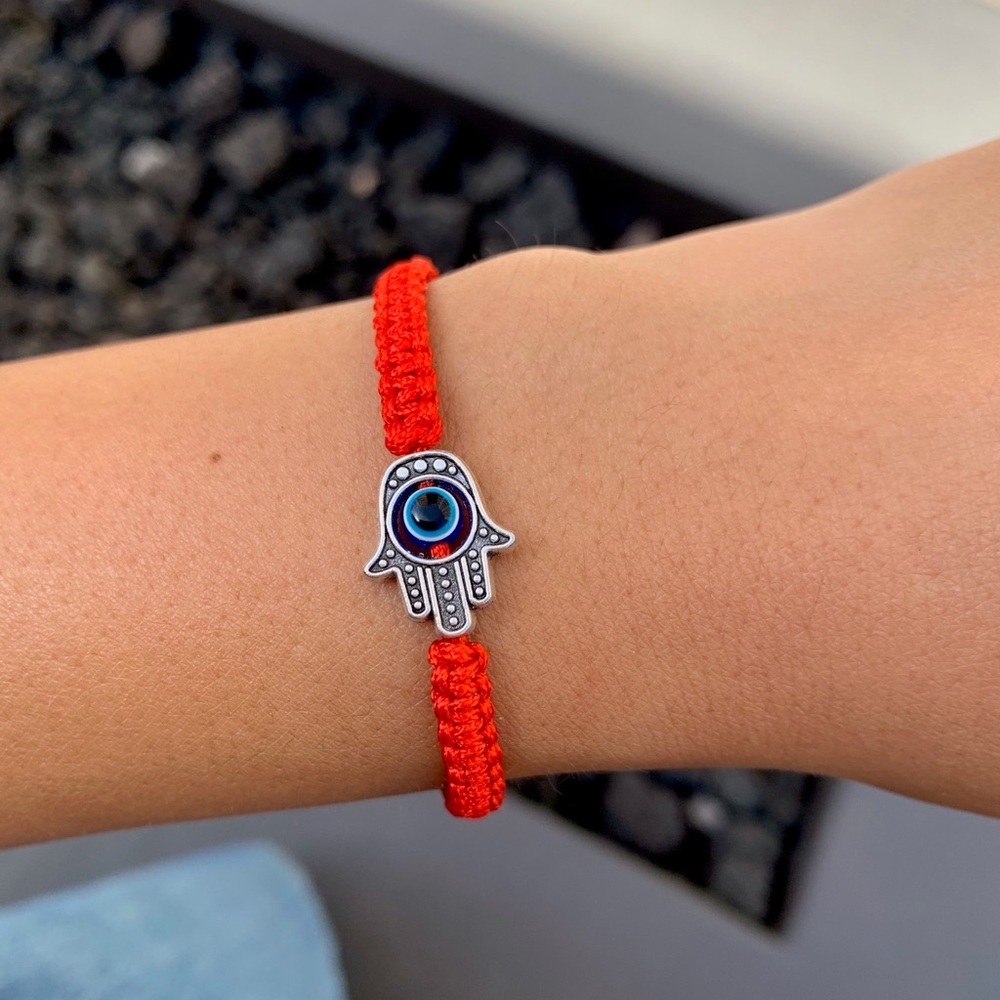 Hamsa Red String Blessed For Health and Success - Picture 2 of 16